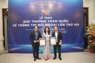 Bộ VHTTDL đạt giải cao tại Lễ trao Giải thưởng toàn quốc về thông tin đối ngoại lần thứ VIII