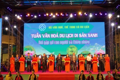 Khai mạc Triển lãm Tuần Văn hóa Du lịch Di sản xanh