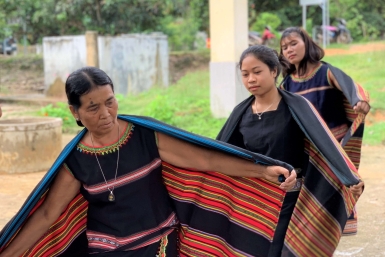 Độc đáo điệu múa chiêu của người Hà Lăng